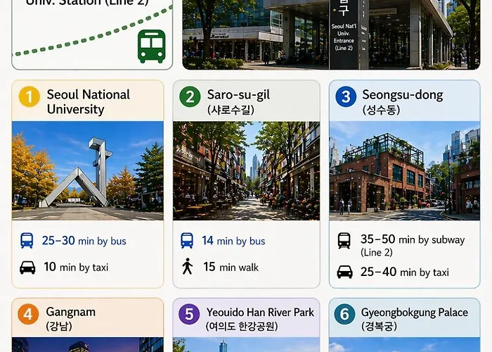 ヴィラ Snu Station 13min, Line 2, Hongdae,gangnam 30min, 6pax *